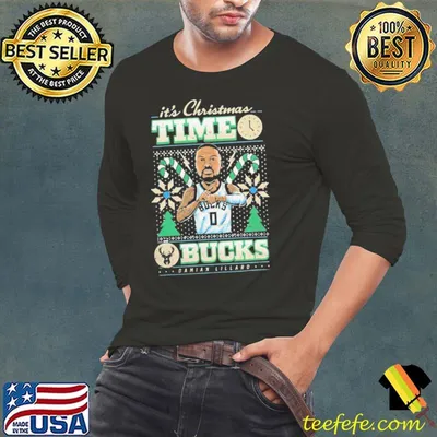 Item of the game damian lillard milwaukee bucks logo holiday Shirt