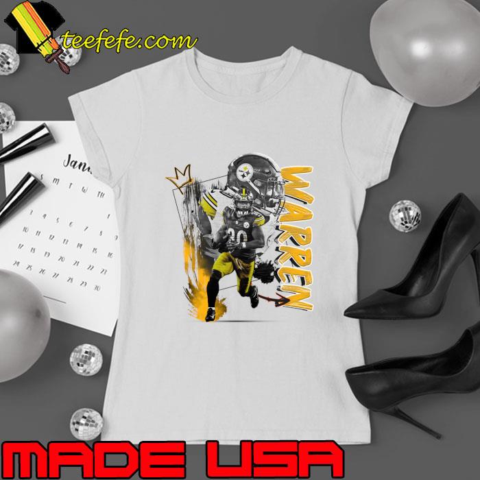 Jaylen Warren American football running back for the Pittsburgh Steelers NFL T-Shirt Ladies tee Jaylen Warren American football running back for the Pittsburgh Steelers NFL T-Shirt Ladies tee