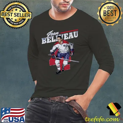 Jean Beliveau Montreal Retro Canadian professional ice hockey player T-Shirt