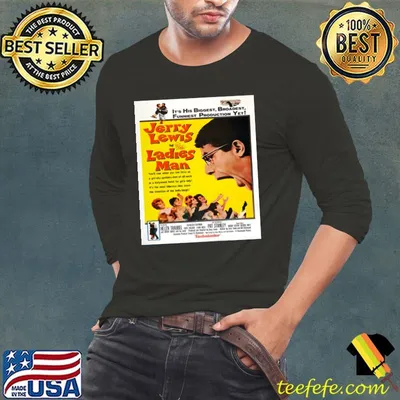 Jerry Lewis Ladies Man You'll Roar When You See Jerry As A Girl-shy T-Shirt
