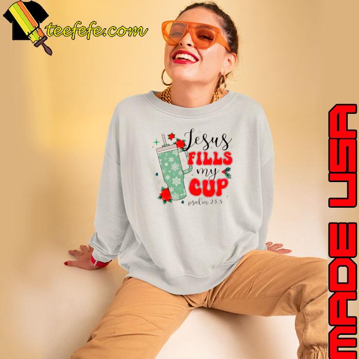 Jesus fills my cup psalm retro shirt Jesus fills my cup psalm retro shirt