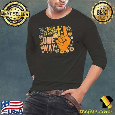 Jesus Revolution One Way Hand Point Up shirt