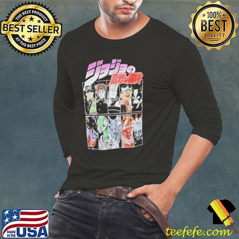 Jojo's Bizarre Adventure s Long Sleeve Tee Jojo's Bizarre Adventure s Long Sleeve Tee