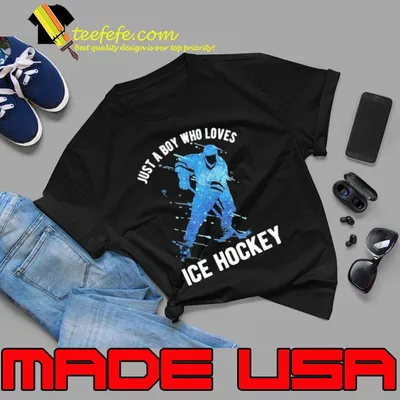 Just A Boy Who Loves Ice Hockey shirt