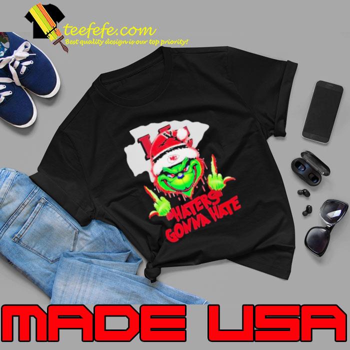 Kansas City Chiefs Grinch Middle Finger Haters Gonna Hate Logo s Unisex Kansas City Chiefs Grinch Middle Finger Haters Gonna Hate Logo s Unisex