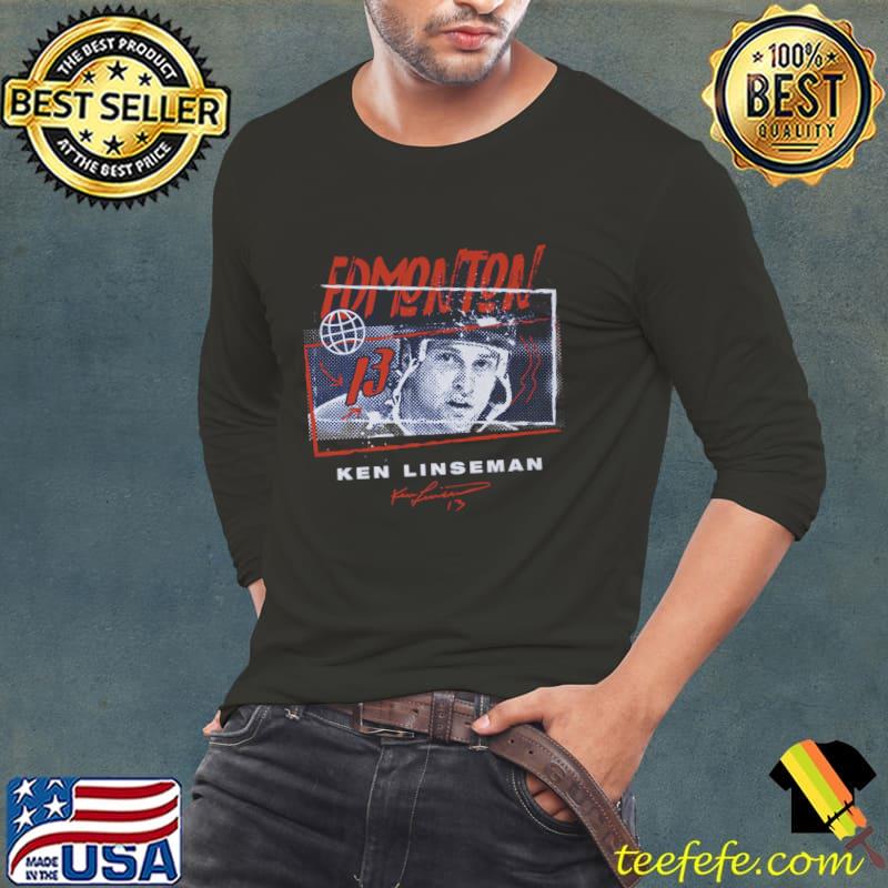Ken Linseman Edmonton Tones Signature Canadian former professional ice hockey centre T-Shirt