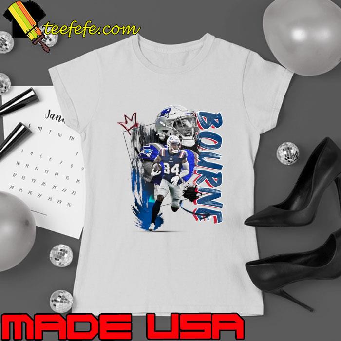 Kendrick Bourne American football wide receiver for the New England Patriots NFL T-Shirt Ladies tee Kendrick Bourne American football wide receiver for the New England Patriots NFL T-Shirt Ladies tee