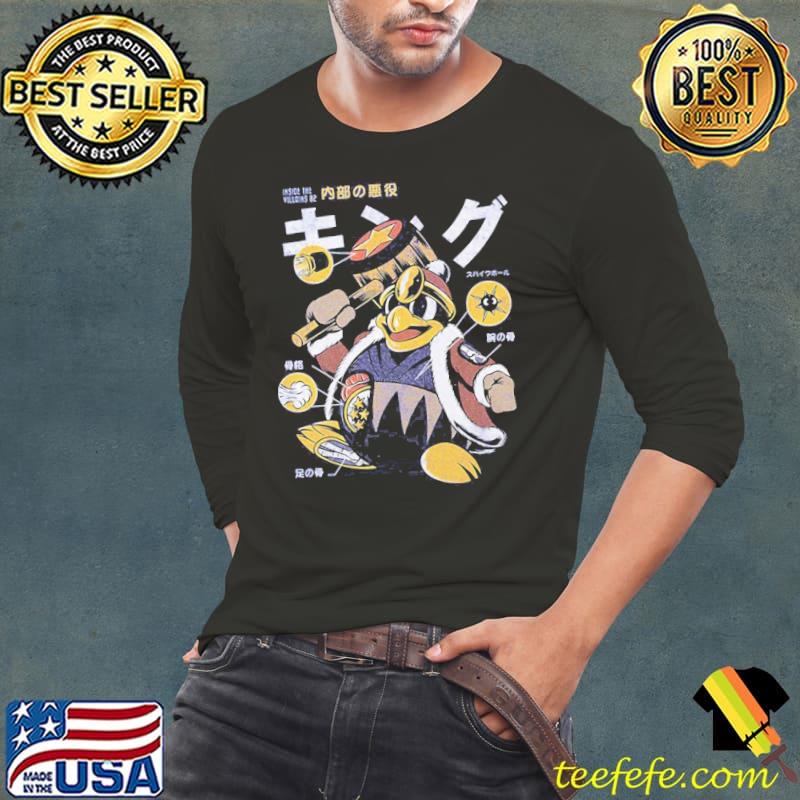 King Dedede Kirby Japanese Shirt Long Sleeve Tee King Dedede Kirby Japanese Shirt Long Sleeve Tee