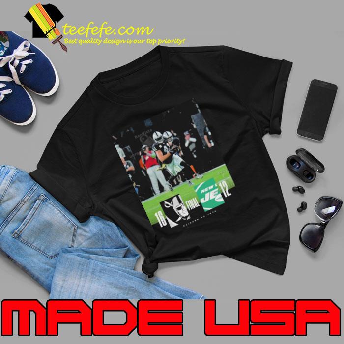 Las Vegas Raiders Wins 16 12 New York Jets NFL 2023 Game Final Score Shirt Unisex Las Vegas Raiders Wins 16 12 New York Jets NFL 2023 Game Final Score Shirt Unisex