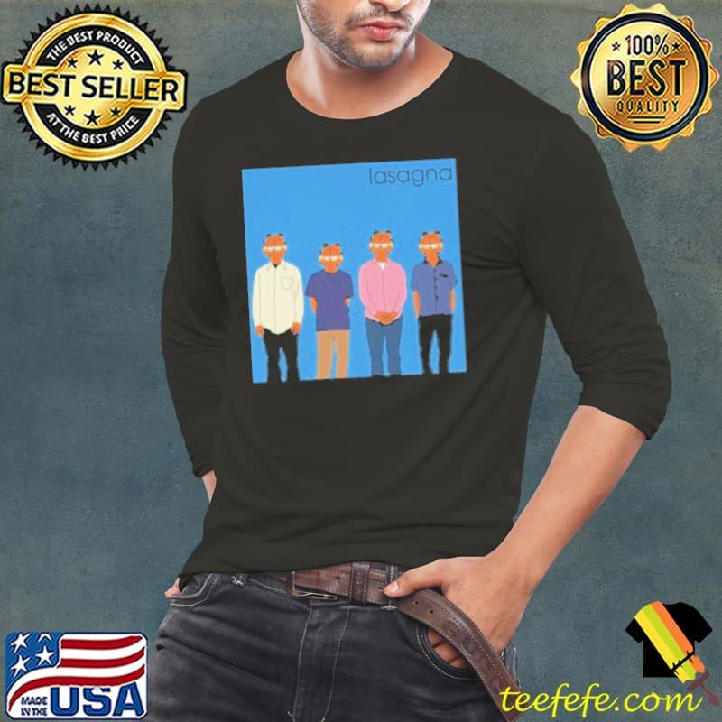 Lasagna Funny Garfield Meme Shirt Long Sleeve Tee Lasagna Funny Garfield Meme Shirt Long Sleeve Tee
