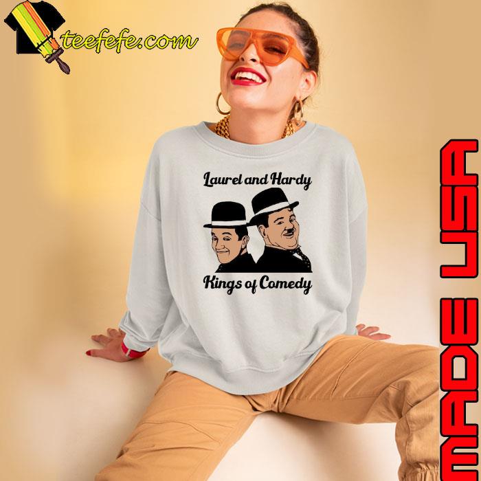 Laurel and hardy kings of comedy three stooges shirt