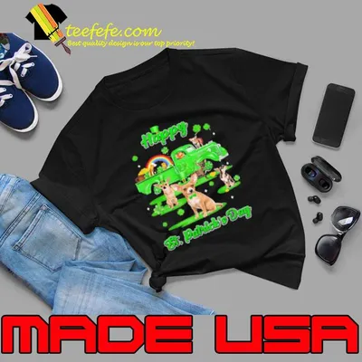 Leprechaun Driving Truck Chihuahua St Patricks Day Shirt