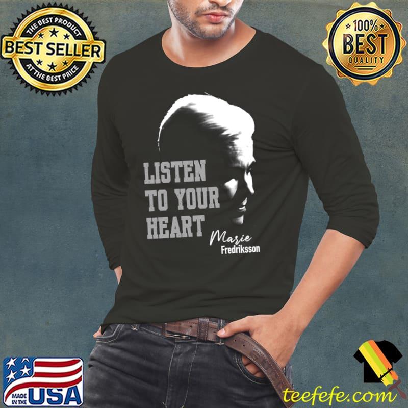 Listen To YOur heart Marie's Melodic Silhouette T-Shirt Listen To YOur heart Marie's Melodic Silhouette T-Shirt