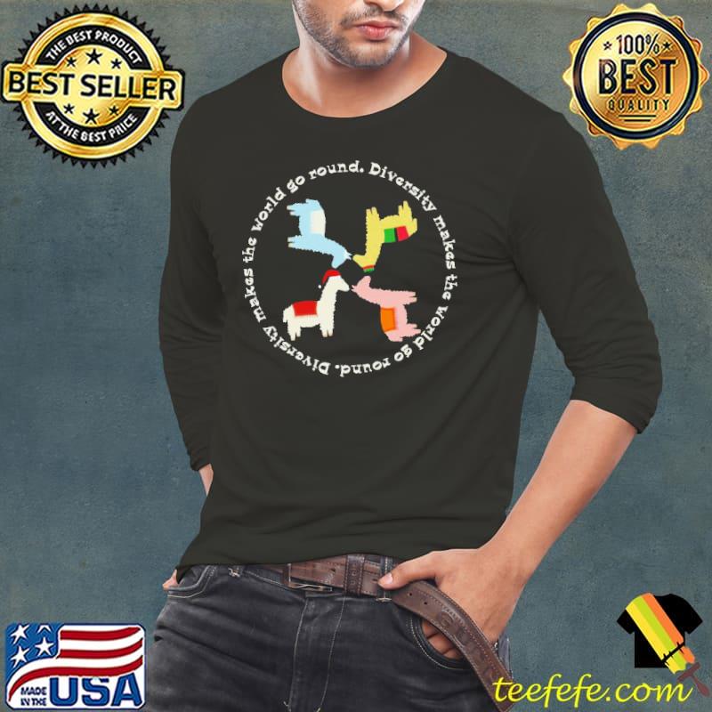 Llama Diversity Happy Diwali Christmas s Long Sleeve Tee Llama Diversity Happy Diwali Christmas s Long Sleeve Tee
