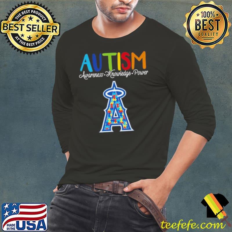 Los Angeles Angels Autism Awareness Knowledge Power Shirt
