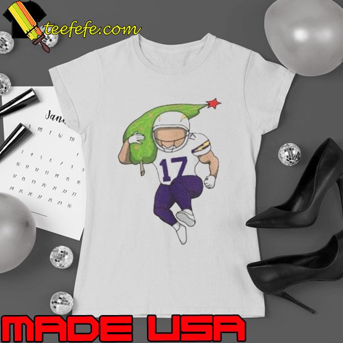 Los Angeles Chargers Christmas Tree 2023 Shirt Ladies tee Los Angeles Chargers Christmas Tree 2023 Shirt Ladies tee