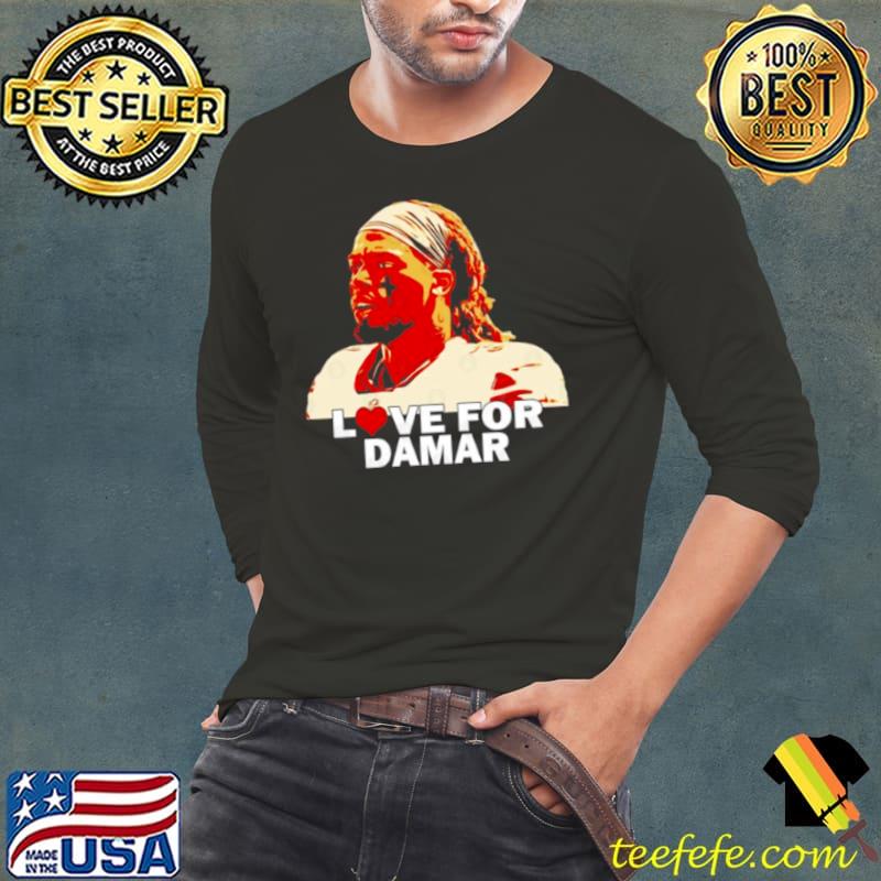 Love And Pray For Damar Hamlin Shirt Long Sleeve Tee Love And Pray For Damar Hamlin Shirt Long Sleeve Tee