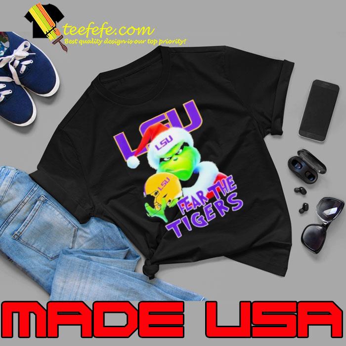 LSU Tigers Grinch Fear The Christmas 2023 s Unisex LSU Tigers Grinch Fear The Christmas 2023 s Unisex
