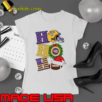 LSU Tigers Ho Ho Ho Christmas shirt