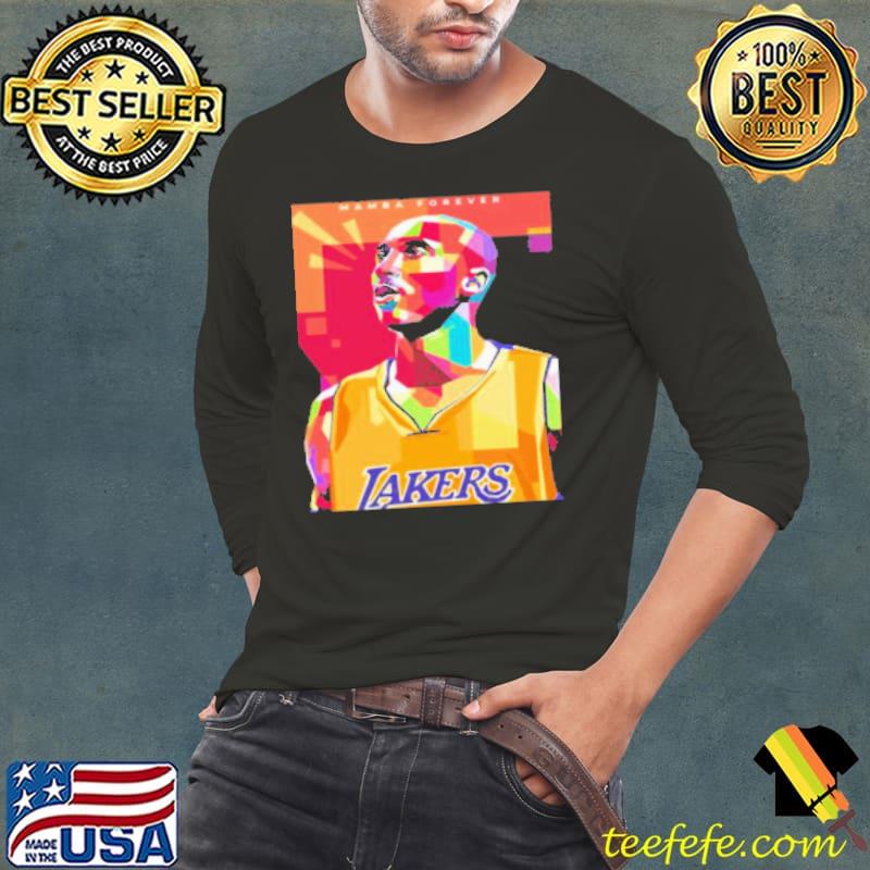 Mamba Forever Kobe Bryant Los Angeles Lakers Basketball Shirt Long Sleeve Tee Mamba Forever Kobe Bryant Los Angeles Lakers Basketball Shirt Long Sleeve Tee