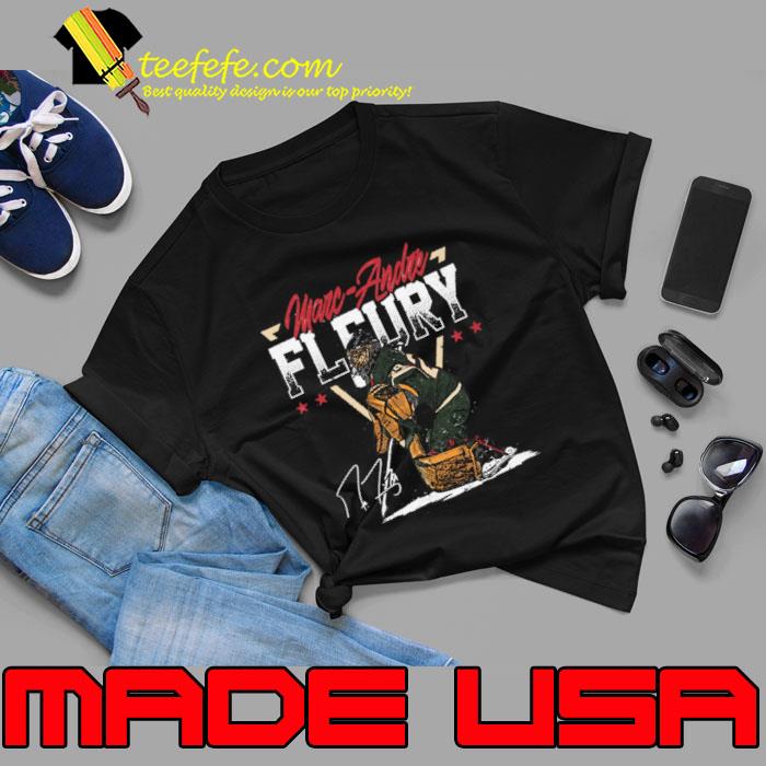 Marc-Andre Fleury Minnesota Triangle Canadian professional ice hockey Signature T-Shirt Unisex Marc-Andre Fleury Minnesota Triangle Canadian professional ice hockey Signature T-Shirt Unisex