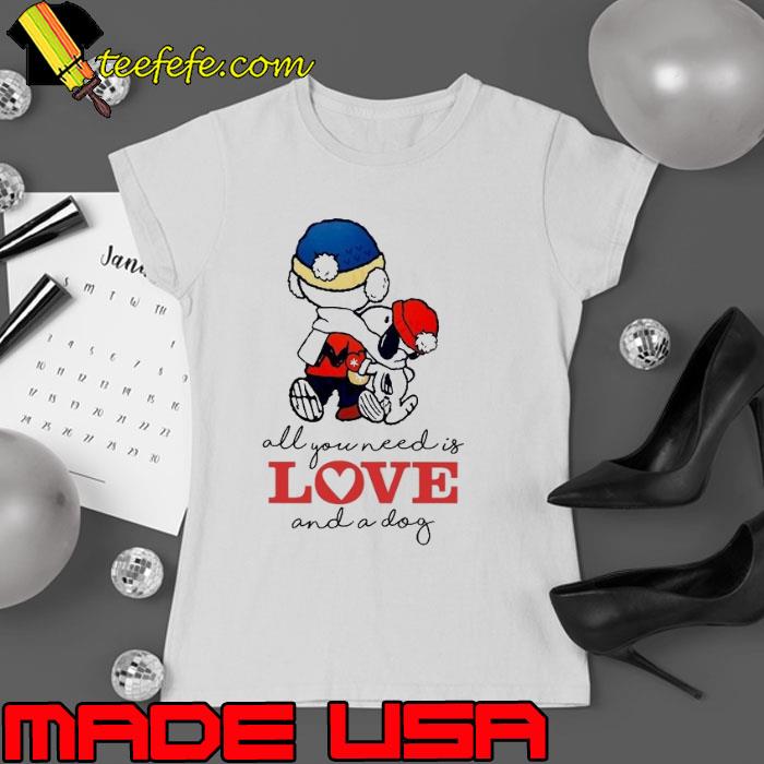 Merry Christmas All You Need Is Love And A Dog Snoopy And Charlie s Ladies tee Merry Christmas All You Need Is Love And A Dog Snoopy And Charlie s Ladies tee