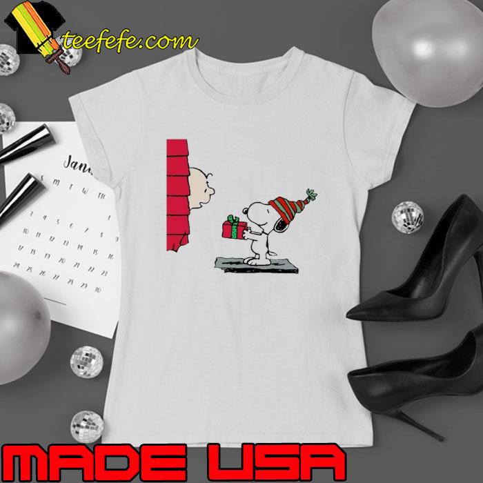 Merry Christmas Charlie Brown And Snoopy s Ladies tee Merry Christmas Charlie Brown And Snoopy s Ladies tee
