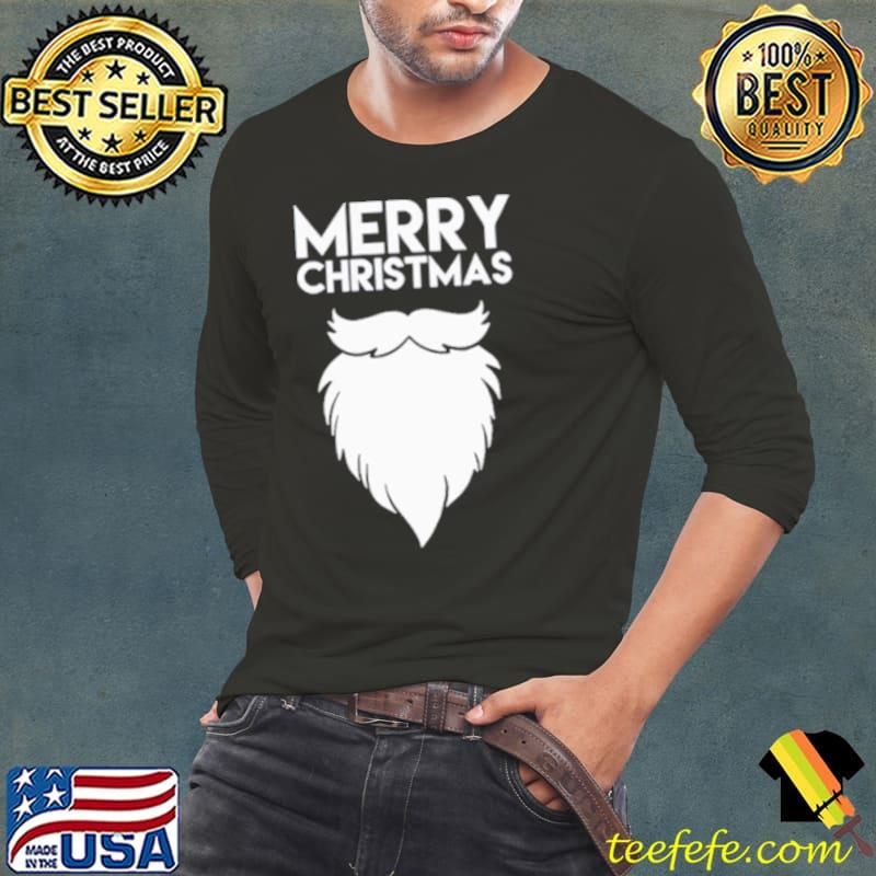 Merry Christmas quote santa’s beard s Long Sleeve Tee Merry Christmas quote santa’s beard s Long Sleeve Tee
