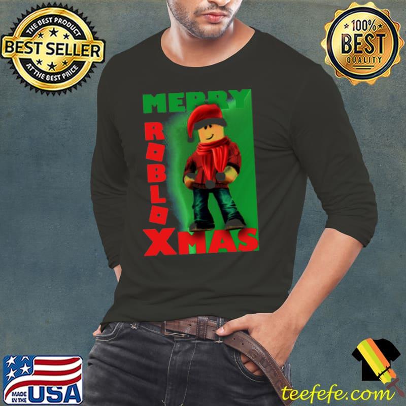 Merry Roblox Xmas Christmas Boy s Long Sleeve Tee Merry Roblox Xmas Christmas Boy s Long Sleeve Tee