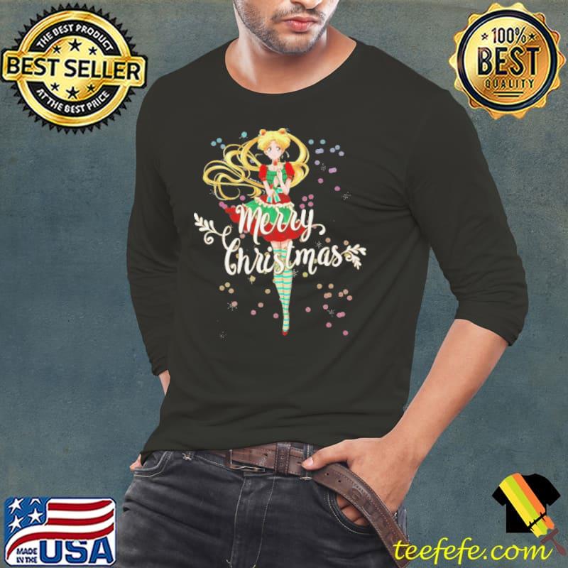 Merry Sailor Moon Christmas Usagi s Long Sleeve Tee Merry Sailor Moon Christmas Usagi s Long Sleeve Tee