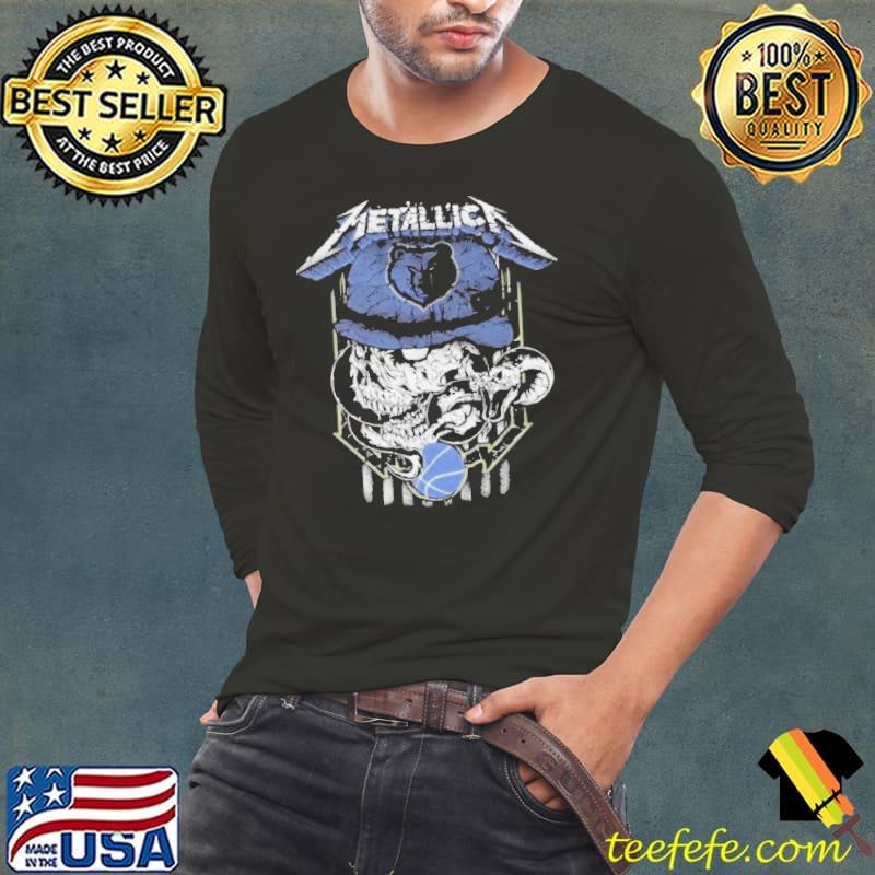 Metallica Skull Snake Memphis Grizzlies USA Shirt Long Sleeve Tee Metallica Skull Snake Memphis Grizzlies USA Shirt Long Sleeve Tee