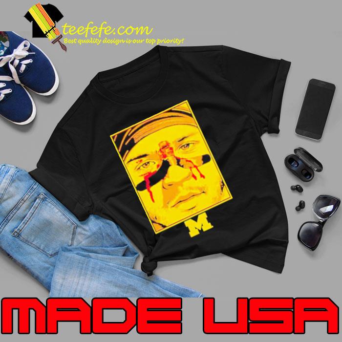 Michigan Wolverines Blake corum game face s Unisex Michigan Wolverines Blake corum game face s Unisex