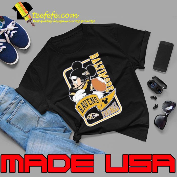 Mickey Baltimore Ravens Wildcard Disney Shirt