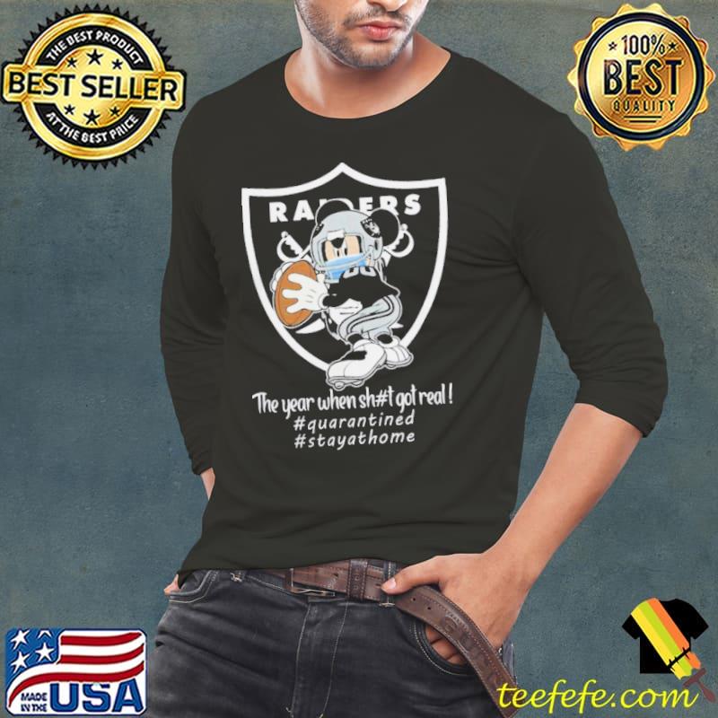 Mickey Mouse Las Vegas Raiders The Year When Sh#t Got Real Shirt Long Sleeve Tee Mickey Mouse Las Vegas Raiders The Year When Sh#t Got Real Shirt Long Sleeve Tee