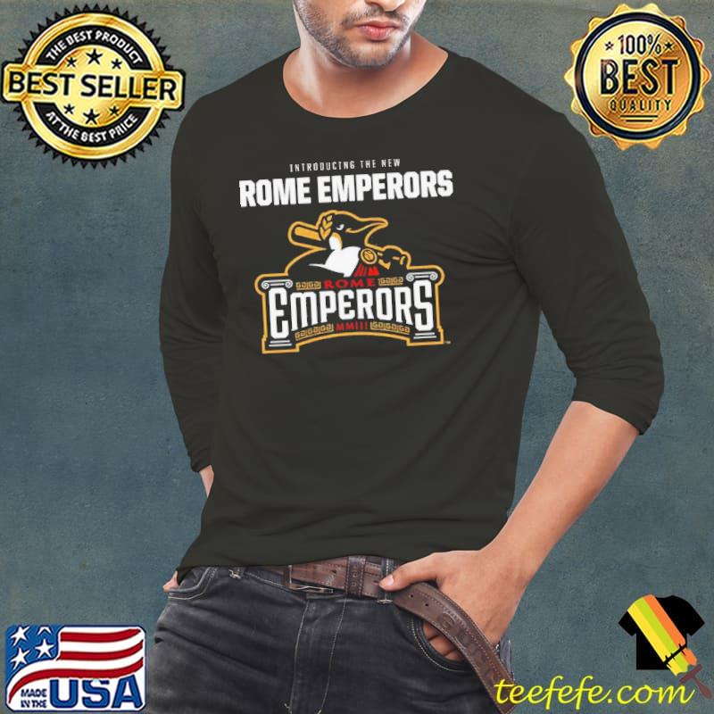Minor League Baseball Introducing The New Rome Emperors Rome Emperors Mxiii s Long Sleeve Tee Minor League Baseball Introducing The New Rome Emperors Rome Emperors Mxiii s Long Sleeve Tee