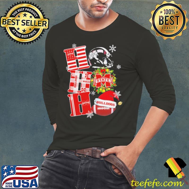 Mississippi State Bulldogs Ncaa Ho Ho Ho Christmas Shirt Long Sleeve Tee Mississippi State Bulldogs Ncaa Ho Ho Ho Christmas Shirt Long Sleeve Tee
