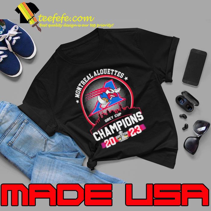Montreal Alouettes Skyline Grey Cup Champions 2023 Shirt Montreal Alouettes Skyline Grey Cup Champions 2023 Shirt
