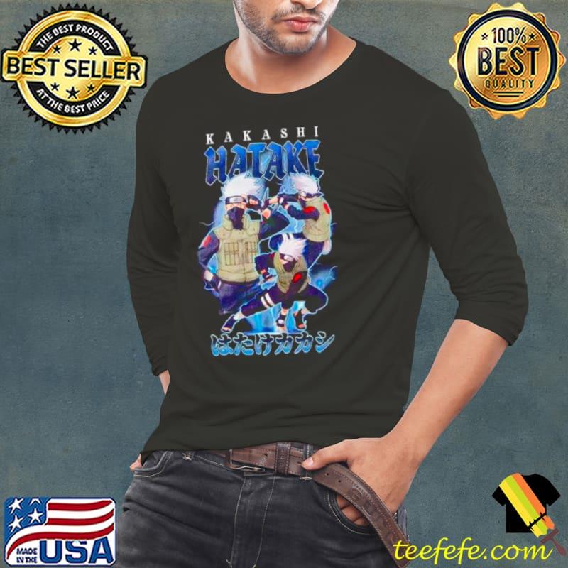 Naruto Shippuden Kakashi Collage s Long Sleeve Tee Naruto Shippuden Kakashi Collage s Long Sleeve Tee