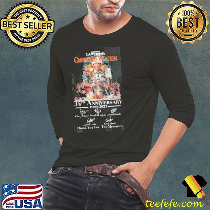 National Lampoon’s Christmas Vacation 34th Anniversary 1989 – 2023 Thank You For The Memories Shirt Long Sleeve Tee National Lampoon’s Christmas Vacation 34th Anniversary 1989 – 2023 Thank You For The Memories Shirt Long Sleeve Tee