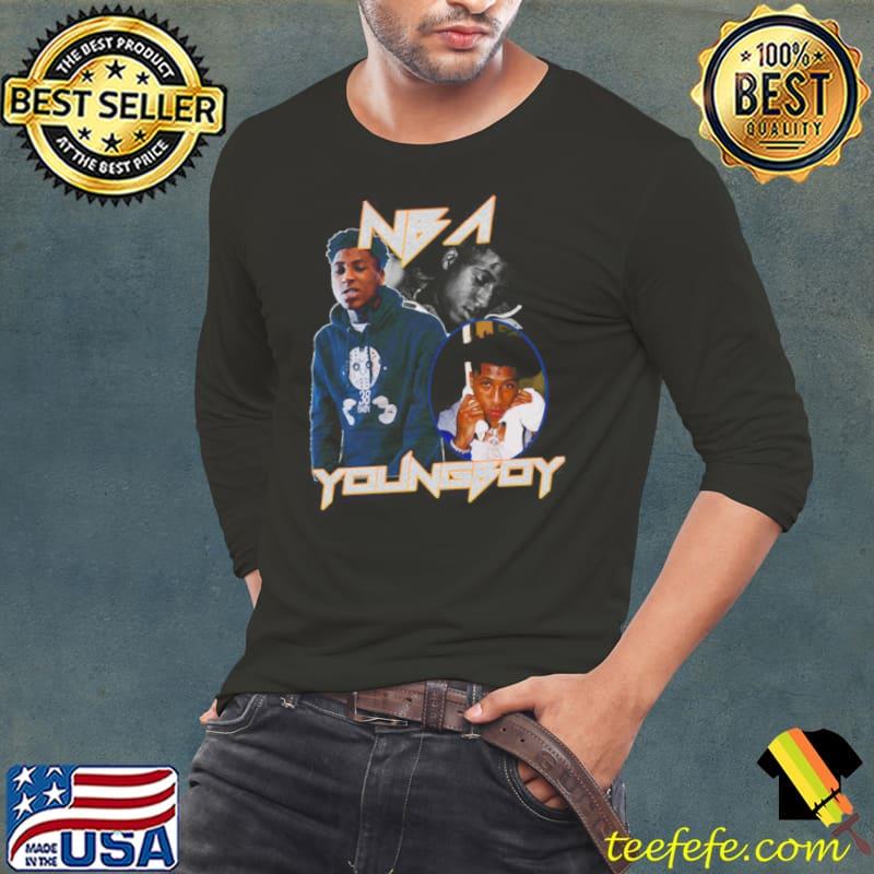 Nba Youngboy Vinatge Bootleg Rapper s Long Sleeve Tee Nba Youngboy Vinatge Bootleg Rapper s Long Sleeve Tee