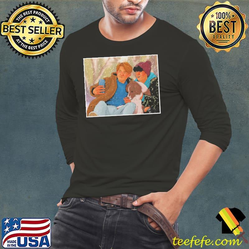 Nick And Charlie Heartstopper Snow Day Drawing Nellie shirt