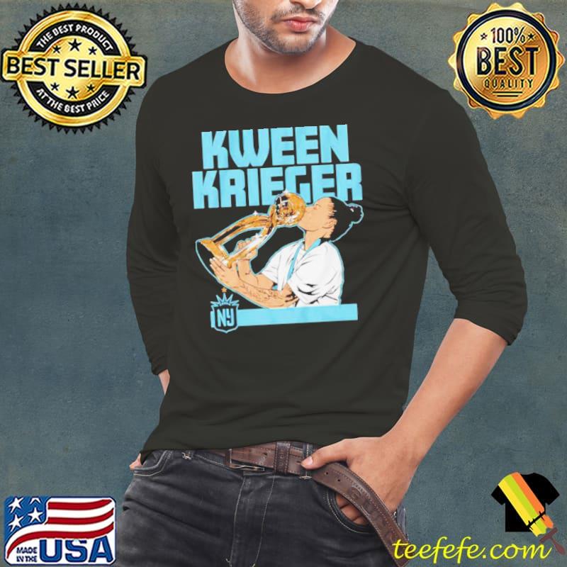 NJ NY Gotham FC Kween Ali Krieger Champions s Long Sleeve Tee NJ NY Gotham FC Kween Ali Krieger Champions s Long Sleeve Tee