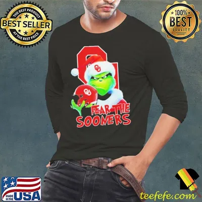 Oklahoma Sooners Grinch Fear The Christmas 2023 shirt