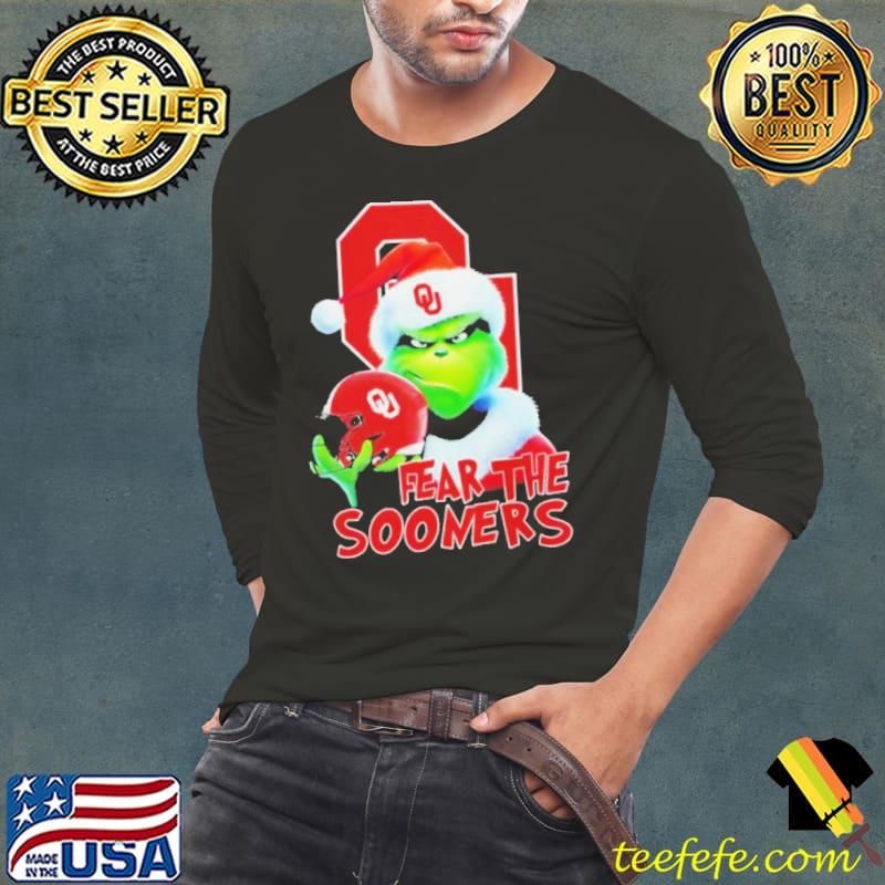 Oklahoma Sooners Grinch Fear The Christmas 2023 shirt Oklahoma Sooners Grinch Fear The Christmas 2023 shirt