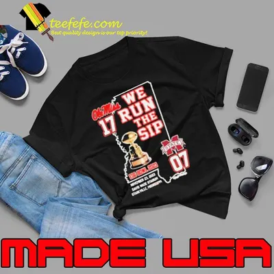 Ole Miss Rebels We Run The Sip Egg Bowl 2023 Beat Msu shirt