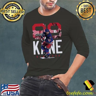 Patrick Kane New York R Landmark Signature American professional ice hockey T-Shirt