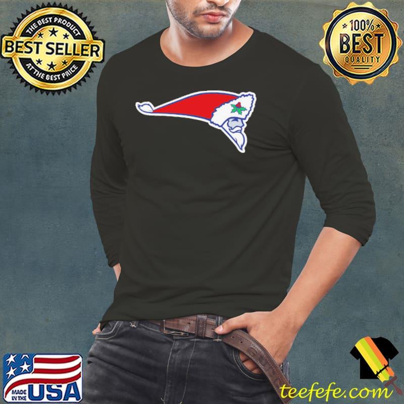 Patriots Flying Santa Logo Xmas s Long Sleeve Tee Patriots Flying Santa Logo Xmas s Long Sleeve Tee