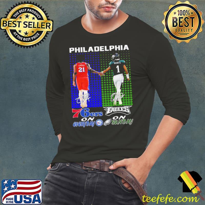 Philadelphia 76ers On Everyday Philadelphia On Sunday Shirt Long Sleeve Tee Philadelphia 76ers On Everyday Philadelphia On Sunday Shirt Long Sleeve Tee