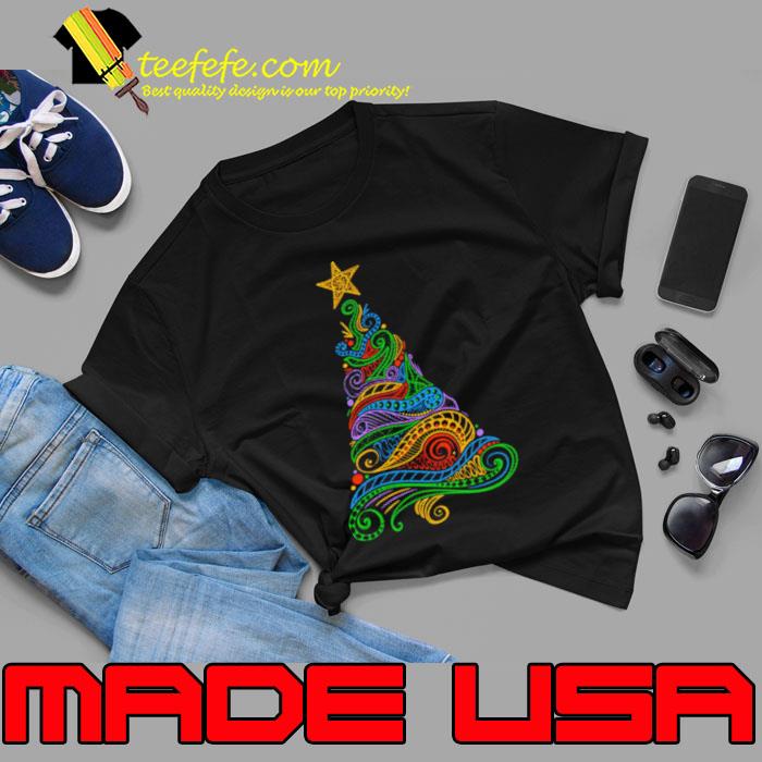 Psychedelic Christmas Tree shirt
