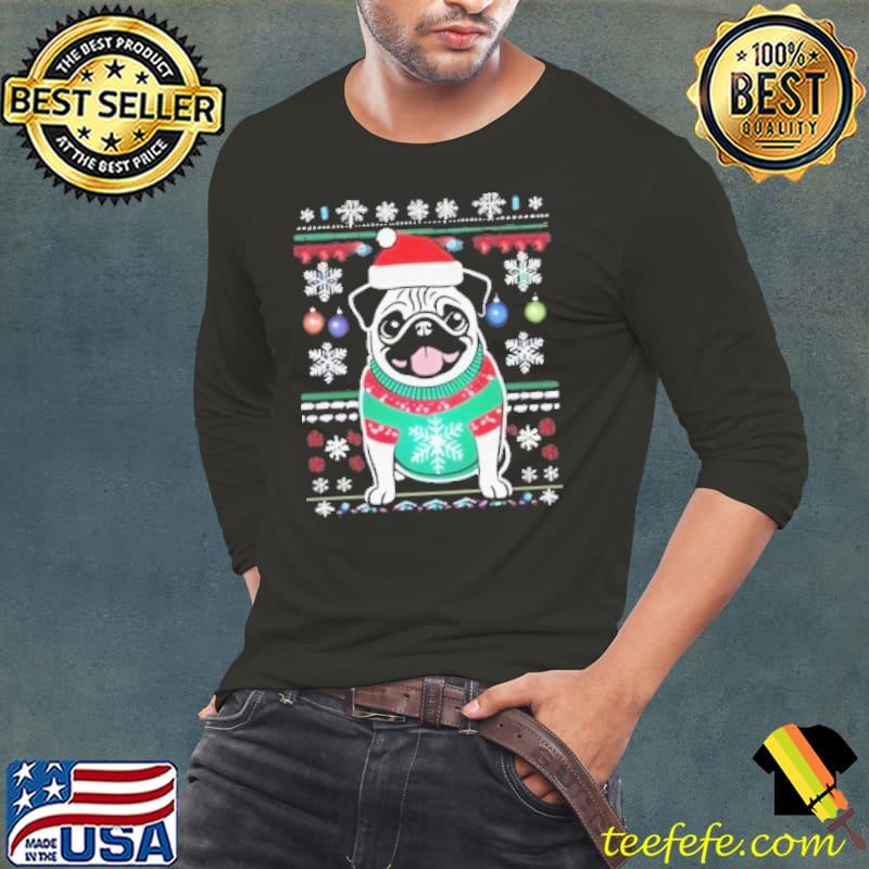 PUGLY Christmas Shirt Long Sleeve Tee PUGLY Christmas Shirt Long Sleeve Tee